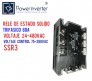 RELÉ DE ESTADO SÓLIDO 24-480VAC TRIFASICO - VOLTAJE CONTROL 75-280VAC 80A SSR